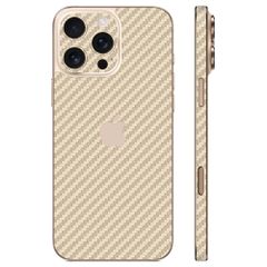 wraplus スキンシール iPhone16 Pro Max 対応 [ゴールドカーボン]
