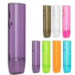 【数量限定】(クリアパープル.) 対応 one iluma 超軽量 超薄型 透明カバー PC製 分解デザイン 2パーツ式 上下 ストラップ付 イルマワン用のカバー iqosに適合するイルマiワン用のケース ケース HOREJIA