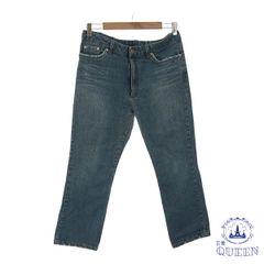 ☆美品☆ パンツ デニム ストレート レディース インディゴブルー 76 901-1305 送料無料