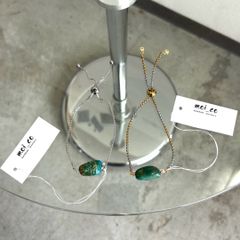 Adjustable Turquoise Bracelet / moi_co ターコイズブレスレット