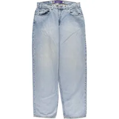 古着 90年代 リーバイス Levi's SILVER TAB シルバータブ BAGGY バギー テーパードデニムパンツ USA製 メンズw34相当/evb029900