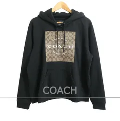 美品　COACH レディース パーカー ブラック　レディースLサイズ位 2025年最新】COACH レディース パーカーの人気アイテム - メルカリ