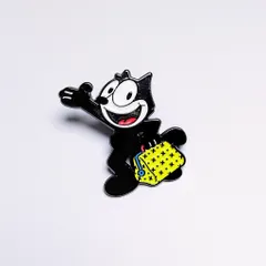 再入荷！送料無料！ ★ピンズ PINS★ピンバッジ 【 Felix the Cat（ フィリックスザキャット ）】〚アメリカン雑貨 アメトイ〛のサムネイル