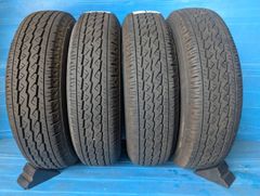 (4009) 165/80R14 97/95N LT V600 ブリヂストン 2020年製　4本セット 中古品【法人宛で送料無料！一般・個人のお客様も大歓迎！(説明欄参照)