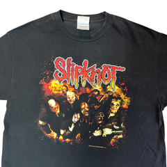 00s Y2K slipknot 2003 Tシャツ Lサイズ vintage T-Shirt ヴィンテージ バンドTシャツ アイオワ スリップノット ファイア ファイヤー 炎