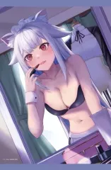 【中古】タペストリー 18.くーろん Ver.B GAKAKUコレクション B2タペストリー 「Lingerie Girls-Bloom-」