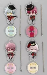 【中古】雑貨 全4種セット 「アイドリッシュセブン×animatecafe トレーディングアクリルスタンドキーホルダー 記念日ver. ZOOL」