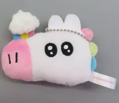 【中古】キーホルダー にじユニコーン にじどうぶつぬいぐるみフェイスマスコット 「可哀想に!」