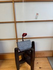 煙草入れ　総絞り紺系　帯飾り　お祭り　お神輿