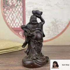 萩焼　置物　布袋様 萩焼 布袋様の置物