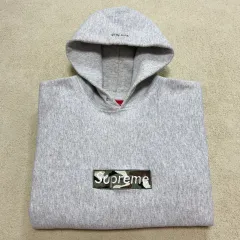 M Supreme(シュプリーム) 1995 1st Anniversary カモフラ ボックスロゴ フード