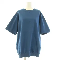 タケオキクチ TAKEO KIKUCHI Tシャツ カットソー 半袖 クルーネック ストレッチ 3 L 青 ブルー /BBのサムネイル