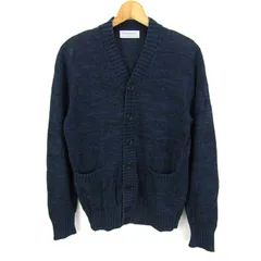 ✨美品✨ トゥモローランド トリコット ニットカーディガン ウール ケーブル 紺 セール】TOMORROWLAND tricot ハイランドウール ニットブルゾン