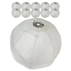 【在庫処分】(無地6号10枚) 無地 紙風船 TREEONE