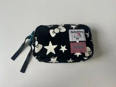 ハローキティ ボディバッグ PORTER ブラック 星柄 アディダスオリジナルス×ハローキティ ウエストバッグ ブラック