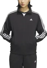 [アディダス] ジャージトップ 3ストライプス ルーズフィット ダブルニット トラックトップ KTX40 レディース ブラック/ホワイト(JG3796) J/XL