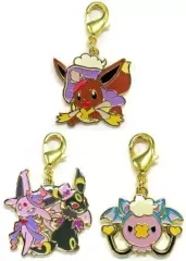【中古】雑貨 イーブイ＆エーフィ＆ブラッキー＆フワンテ メタルチャーム3個セット Pokemon Halloween Circus 「ポケットモンスター」 ポケモンセンター限定