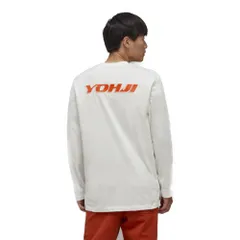 ワイスリー Ｙー３ 長袖Ｔシャツ ＴＥＥ クルーネック ロンＴ ロングスリーブＴシャツ ユニセックス ストリート HT4733 CORE WHITE U GRAPHIC LS TEE CORE WHITE