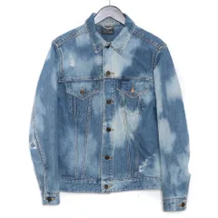SAINT LAURENT ワッペンウォッシュドデニムジャケットのサムネイル