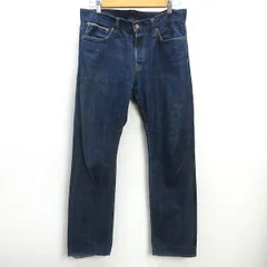 G■ジャーナルスタンダード/JOURNAL STANDARD relume ストレートデニムパンツ/ジーンズ【32】紺/men's/7【中古】■