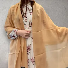 ショール ストール カシミヤ100% 大判 タペストリー インテリア カシミール  ハンドメイド  最高級カシミア 羽織 イエロー 手染め レディース カジュアル ベージュ グラデーション 薄手 春夏 冷房対策