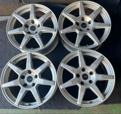 TECMAG Type 207R 社外品 17インチ ホイール4本 7.5J 37 PCD120 ハブ径約72.5    No.661