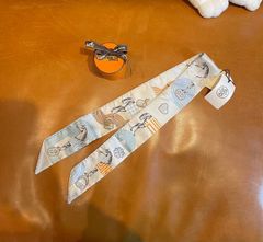 新品未使用 可愛い お洒落 エルメス ツイリー ガルドローブポップ 