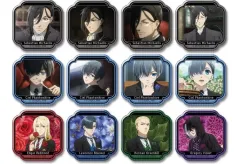 【中古】バッジ・ビンズ 全12種セット 「黒執事 -寄宿学校編- ぷくっとバッジコレクション」