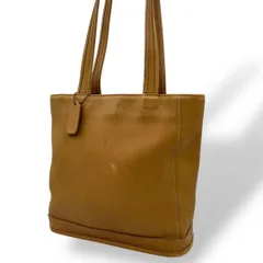 良品 737 OLD COACH トートバッグ グラブタンレザー ブラウン