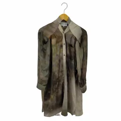 メゾンマルタンマルジェラ Maison Martin Margiela スタンドカラー シルク ロングシャツ レディース JPN：40 のサムネイル