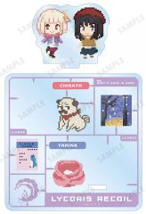 [중고] 코스터 니시키 치다카 & 이노우에 타키나 DOT DOT 아크릴스탠드첨부 코스터 ver.D [리콜리스 리코일]
