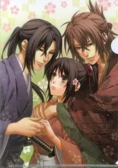 【中古】クリアファイル [単品] 沖田総司＆雪村千鶴＆土方歳三 A4クリアファイル 「Switchソフト 薄桜鬼 真改 月影ノ抄 スペシャルステラセット」 同梱特典