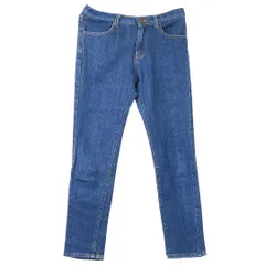 M 【美品】 w flags ウィスキー スキニーデニム ジーンズ パンツ Gパン サイズM ブルー 脚のラインに程よくフィットするスリム設計で、美脚効果バツグン! シンプルなのにスタイリッシュに見える万能アイテム◎ 1年を通して使えるからコスパも◎ S261