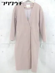 ■ ◎ FREAK'S STORE フリークスストア  長袖 ロングコート サイズMS ピンクベージュ系 レディース  【中古】 【1103110001994】のサムネイル