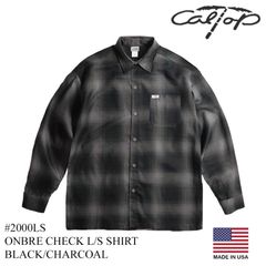 激レア！00s オールドギャップ オンブレチェックシャツ ネルシャツ ブラウンM キャルトップ CALTOP #2000LS オンブレ チェック 長袖