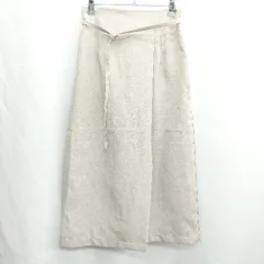 ◇ ⊂ ◎ ●未使用● ROPE PICNIC ロペピクニック ロング丈 フレア スカート サイズ36 ベージュ系 レディース E  【1502060031059】