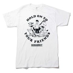 モリッシー Tシャツ 正規品 新品 Hold On To Your Friends 白 半袖