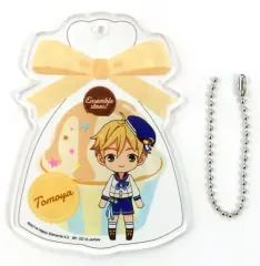 【中古】キーホルダー・マスコット(キャラクター) 真白友也 アクリルキーホルダー 「アミューズメント一番カフェ あんさんぶるスターズ! ～お菓子パーティー♪～vol.1」 ドリンク注文特典