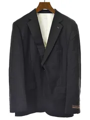 BARNEYS NEW YORK バーニーズ ニューヨーク MADISON SUPER110'S VITALE BARBERIS CANONICO セットアップスーツ ブラック 52/52のサムネイル