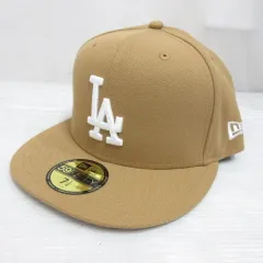 ニューエラ NEW ERA 59FIFTY 5950 MLB ロサンゼルス ドジャース ベースボール キャップ 帽子 7 1/4 57.7cm ウィート ホワイト 正規品 