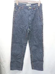 ◇ Θ UNIQLO ユニクロ JW ANDERSON ワイドフィット デニム パンツ ジーンズ サイズ28 ネイビー系 メンズ E  【1507160003647】