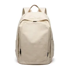 [Clair&Gina] リュック レディース バックパック カジュアルリュック ビジネスバッグ ズック 大容量 防水 旅行バッグ 通学リュック 旅行リュック 男女兼用 おしゃれ カジュアル ビジネス 通勤 アウトドア 出張 旅行 通学 就活 (白) 1