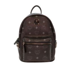 【中古】MCM ミニスターク サイドスタッズ バッグパック ヴィセトス ブラック レディース ユニセックス A2502910【無料ギフトラッピング承ります】