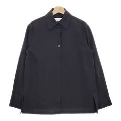 atelier naruse ウール＆リネンブザムシャツカットソー チュニック 定価23100円 ブラウス 22AW ブラック アトリエナルセ【中古】4-1110T♪  - メルカリ