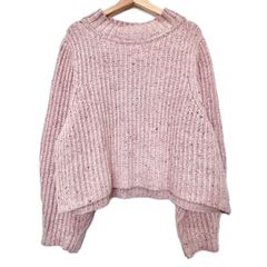 GAP ギャップ ニット トップス 長袖 ピンク ミックス