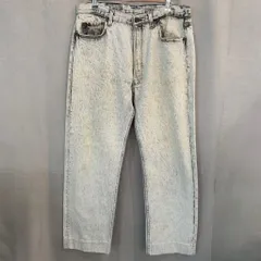 90s Levi’s リーバイス 501 アメリカ USA 製ケミカル ウォッシュ デニム パンツ ブラック Black chemical No.I272