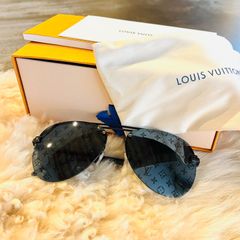 LOUIS VUITTON ルイ・ヴィトン Z1019E サングラス クロックワイズ  美品　モノグラム　パターンレンズ 保存袋　箱付き