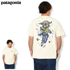 patagonia Tシャツ トレイル ハウンド オーガニック Trail Hound Organic S/S Tee カットソー アウトドア USAモデル 半袖  37733 BIRCH WHITE BCW バーチホワイト   Lサイズ パタゴニア
