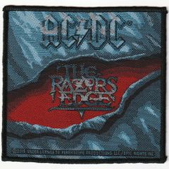 オフィシャル バンドワッペン AC/DC The Razors Edge ブルー 青