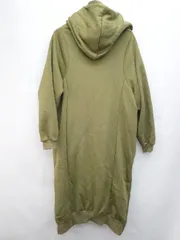 ◇ antiqua アンティカ フード ロング ジップアップ カジュアル 長袖 ブルゾン サイズF カーキ系 レディース P  【1404040012679】